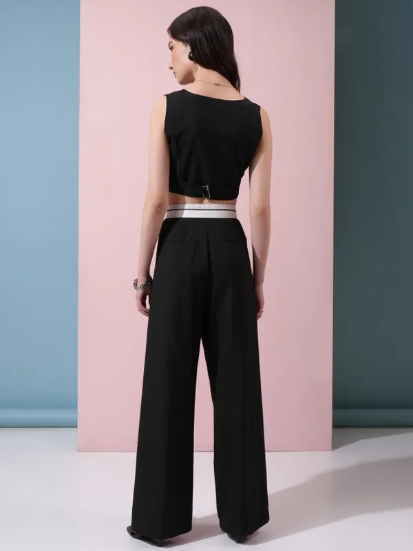  Tokyo Talkies Women Black Co-Ords
