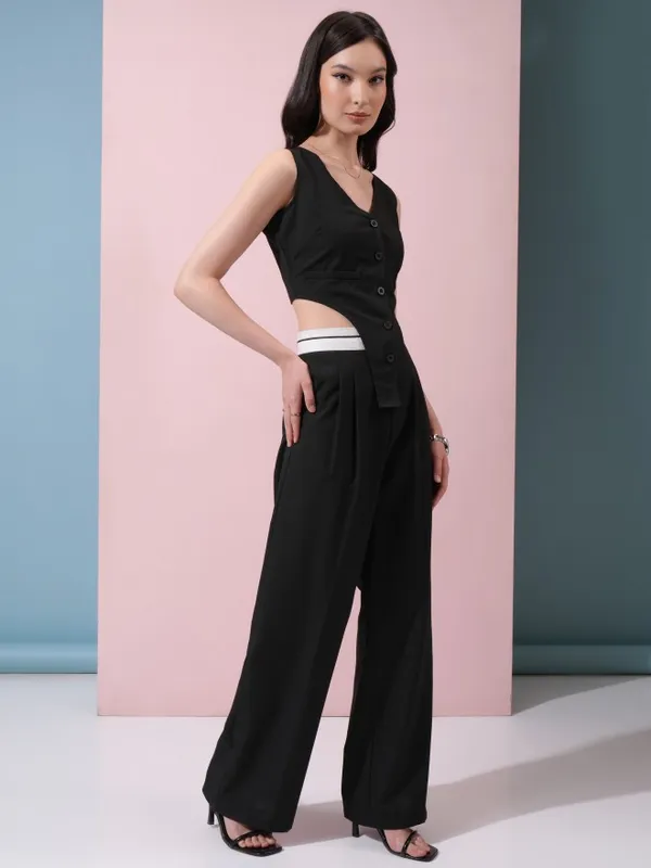  Tokyo Talkies Women Black Co-Ords