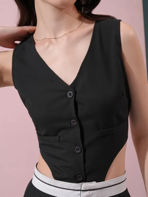  Tokyo Talkies Women Black Co-Ords