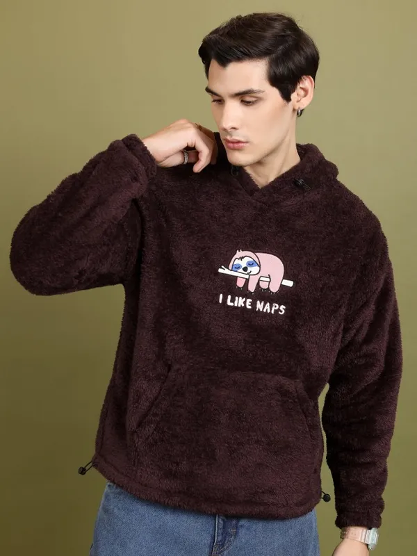 Men Solid Sweatshirt