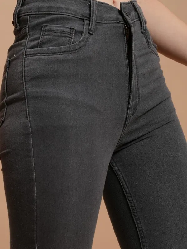 Tokyo Talkies Women Grey Skinny Fit Stretchable Jeans