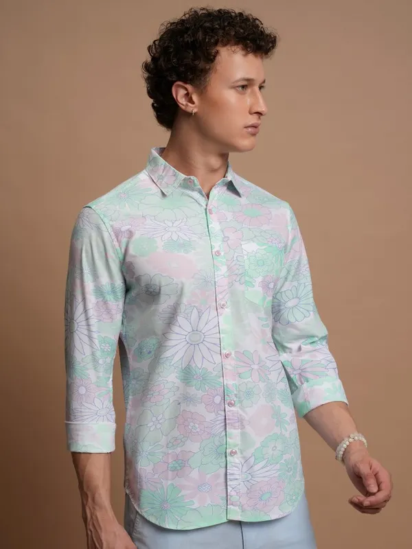 Men Slim Fit Casual Shirt
