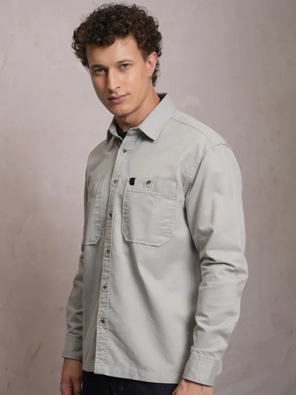 Men Oversized Fit Casual Shirt