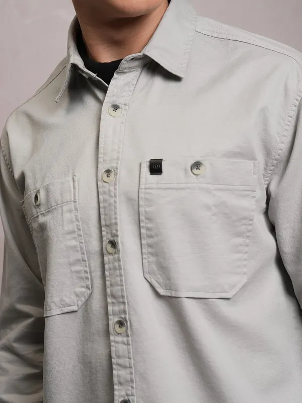 Men Oversized Fit Casual Shirt