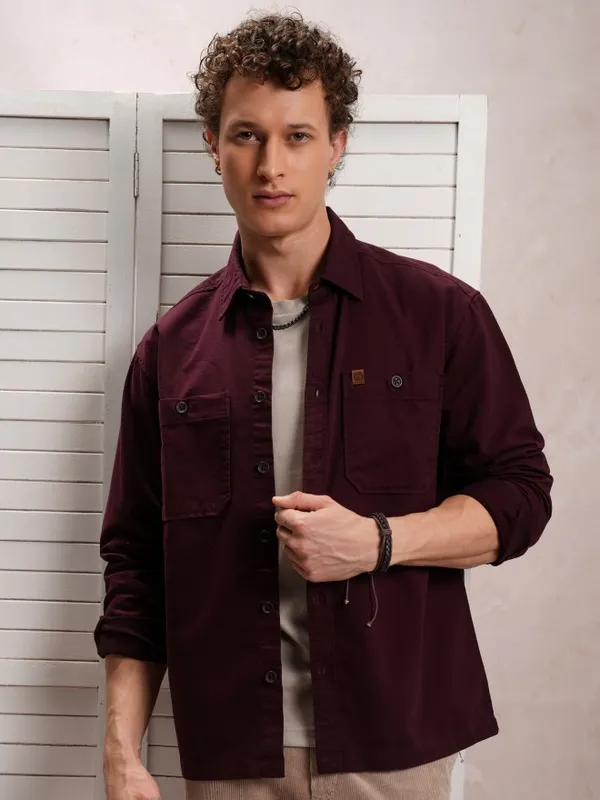 Men Oversized Fit Casual Shirt