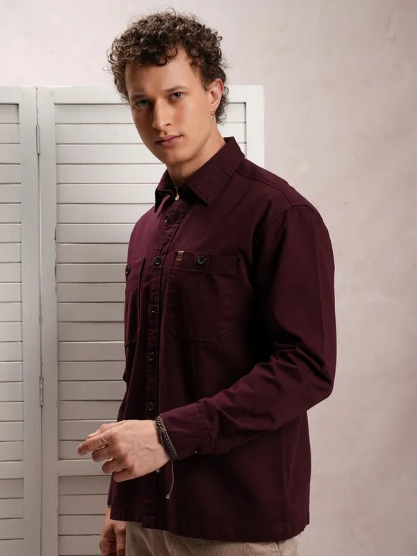 Men Oversized Fit Casual Shirt