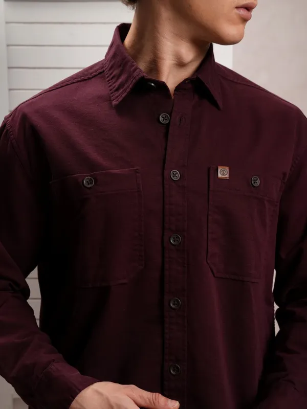 Men Oversized Fit Casual Shirt