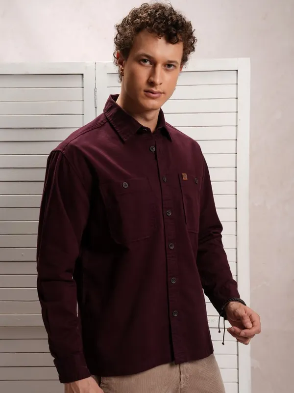 Men Oversized Fit Casual Shirt