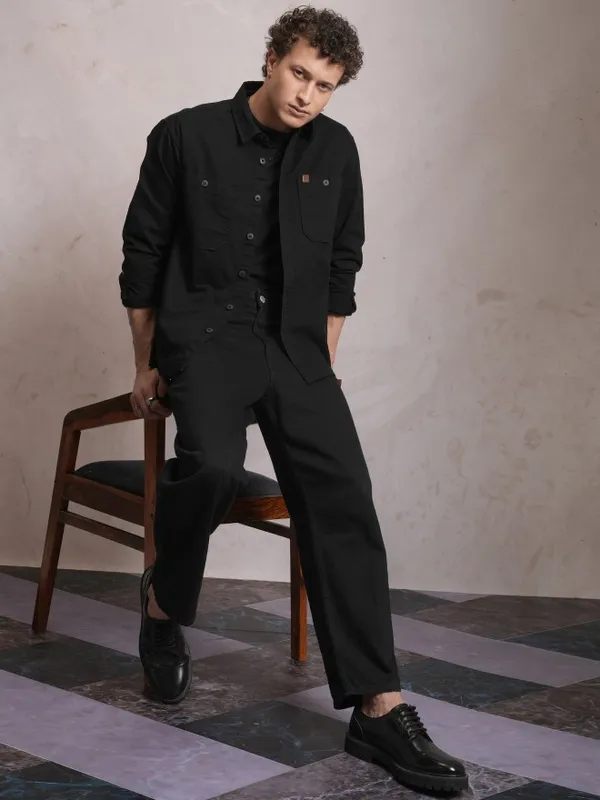 Men Oversized Fit Casual Shirt