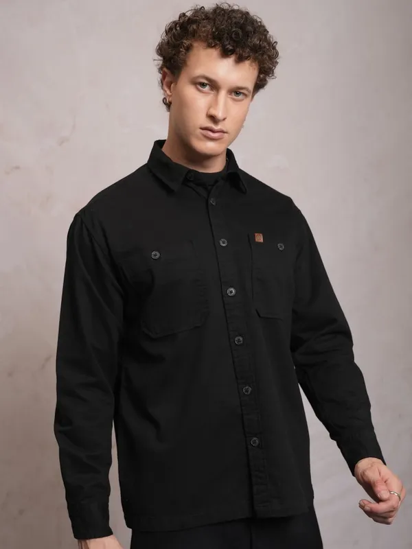 Men Oversized Fit Casual Shirt