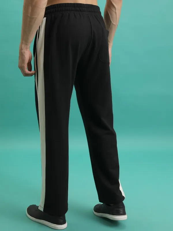  Highlander Men Black Relaxed Fit Track Pants