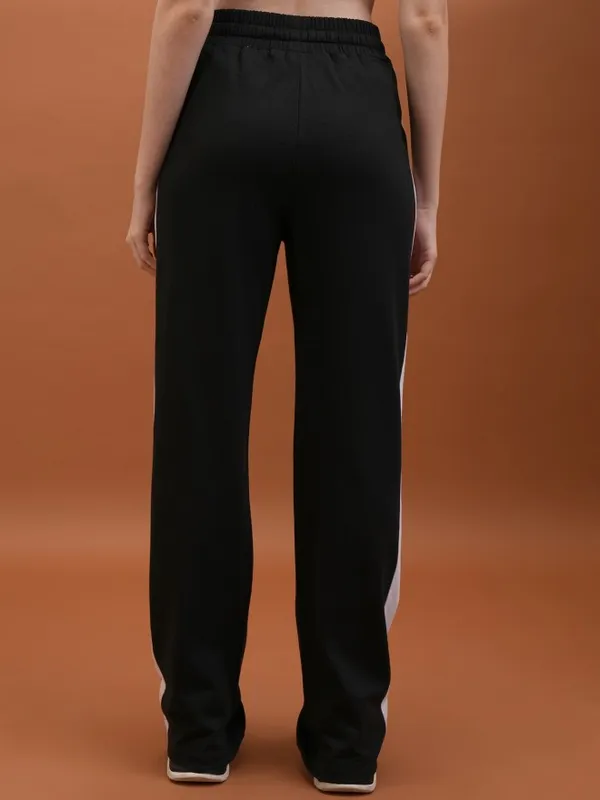  Tokyo Talkies Women Black Regular Fit Track Pants