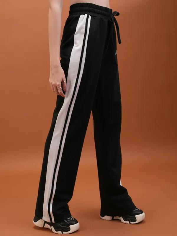  Tokyo Talkies Women Black Regular Fit Track Pants
