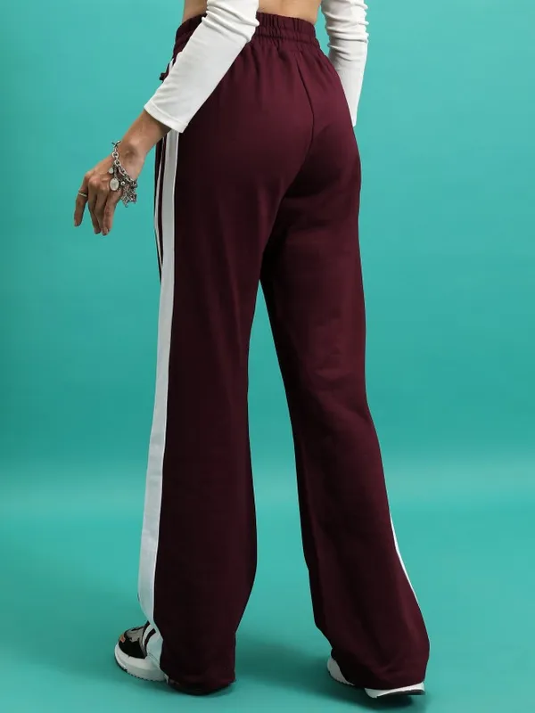Women Wide Leg Track Pant