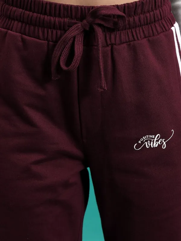 Women Wide Leg Track Pant