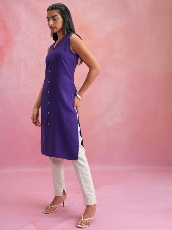 Straight Solid Kurta