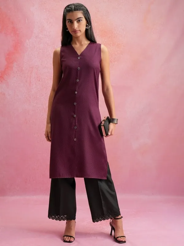 Straight Solid Kurta