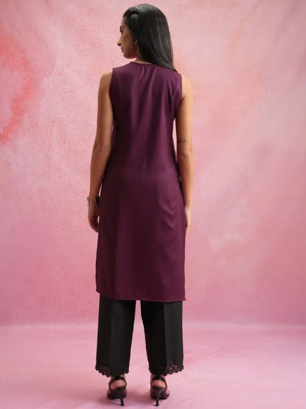 Straight Solid Kurta