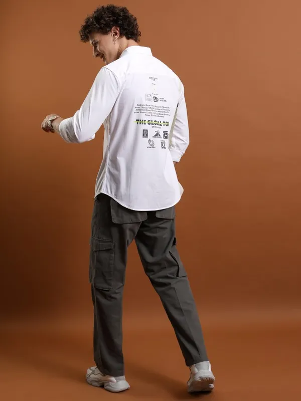 Men Slim Fit Casual Shirt