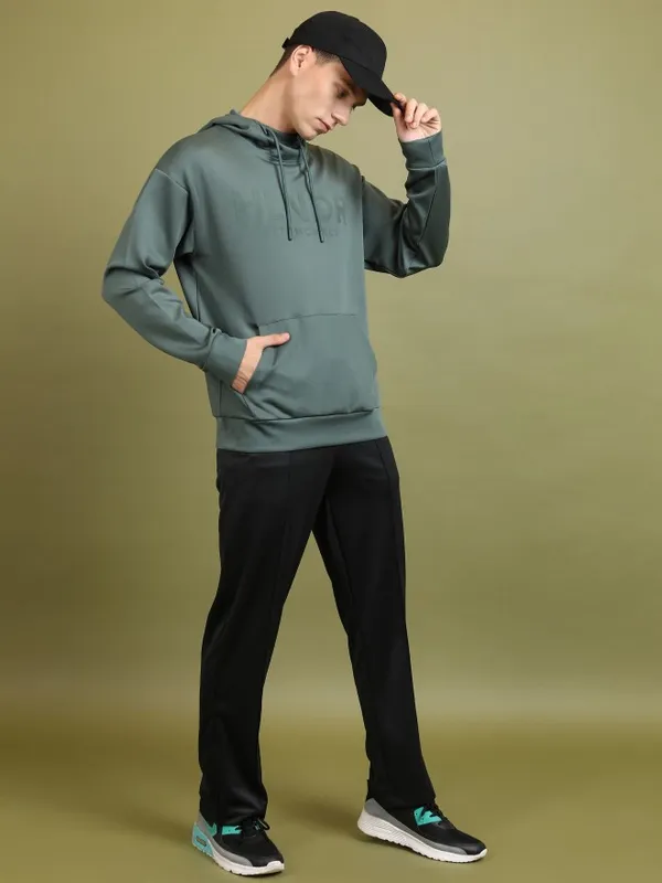 Men Straight Fit Casual Trouser