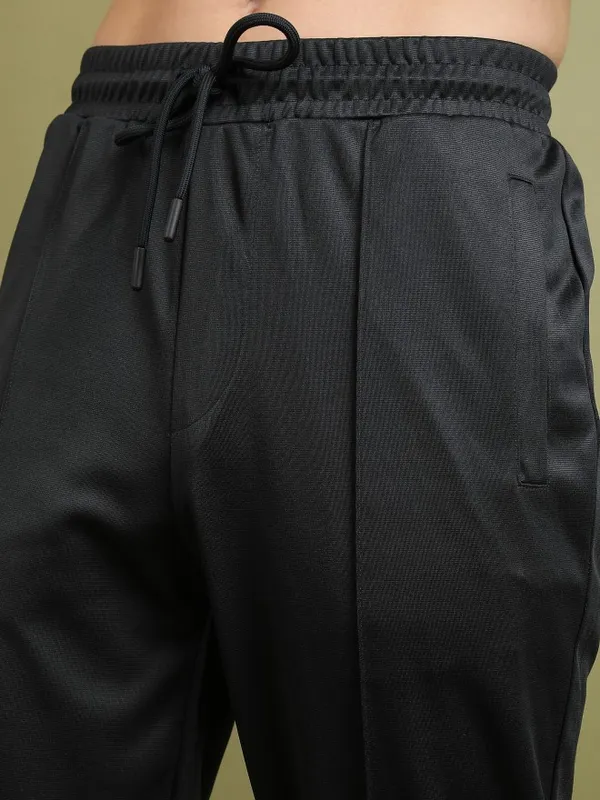Men Straight Fit Casual Trouser