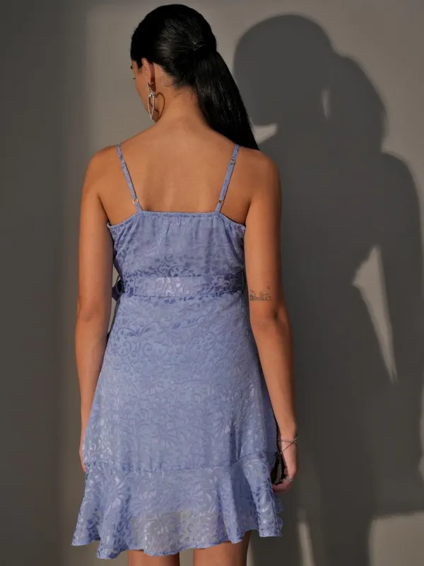 Wrap Self Design Dress