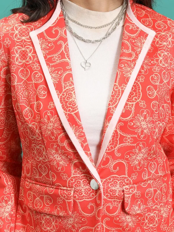  Tokyo Talkies Women Orange Blazers