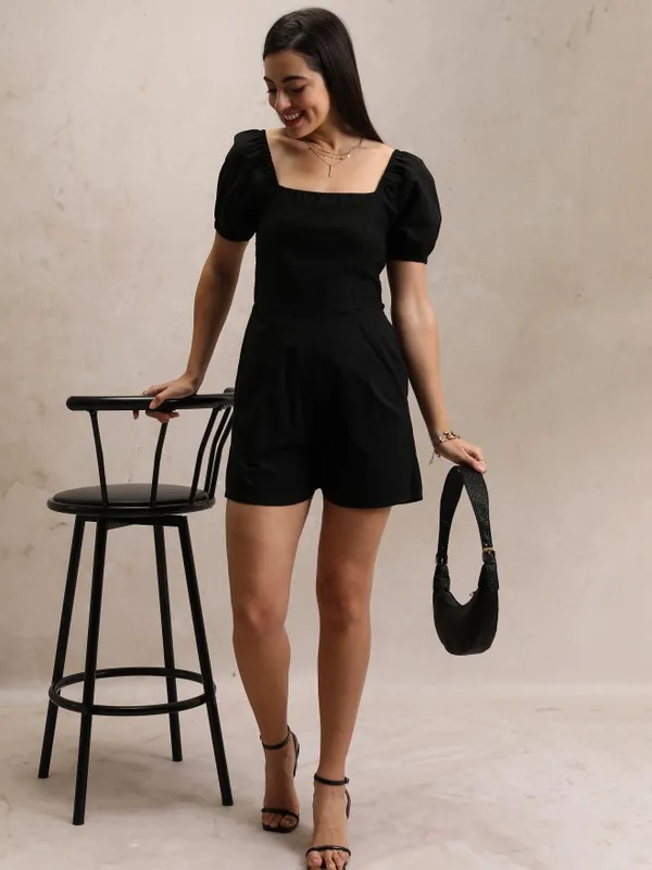 Solid Regular Fit Jumpsuit