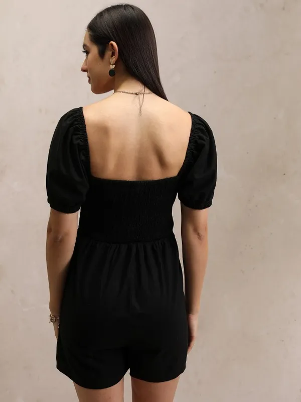 Solid Regular Fit Jumpsuit