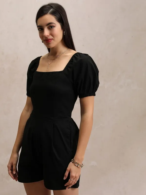 Solid Regular Fit Jumpsuit