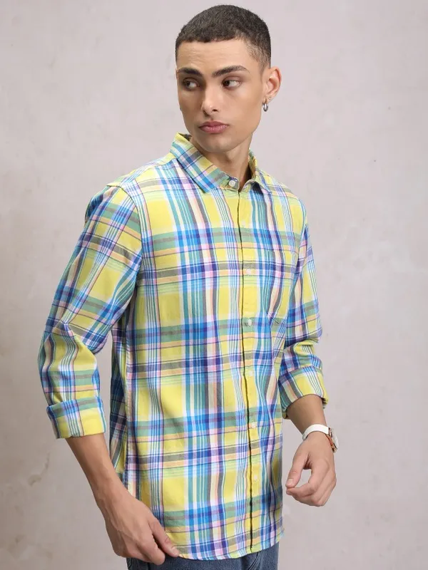 Men Slim Fit Casual Shirt