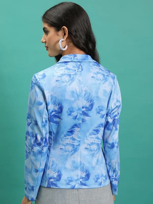 Printed Regular Fit Blazer