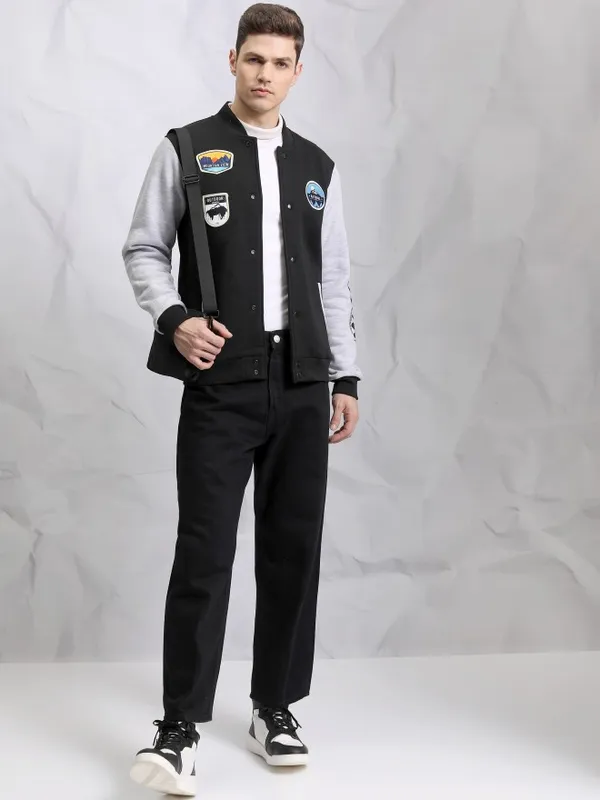 Printed Bomber Jacket