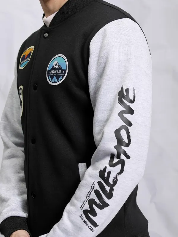 Printed Bomber Jacket