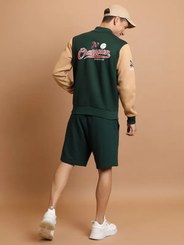 Printed Bomber Jacket