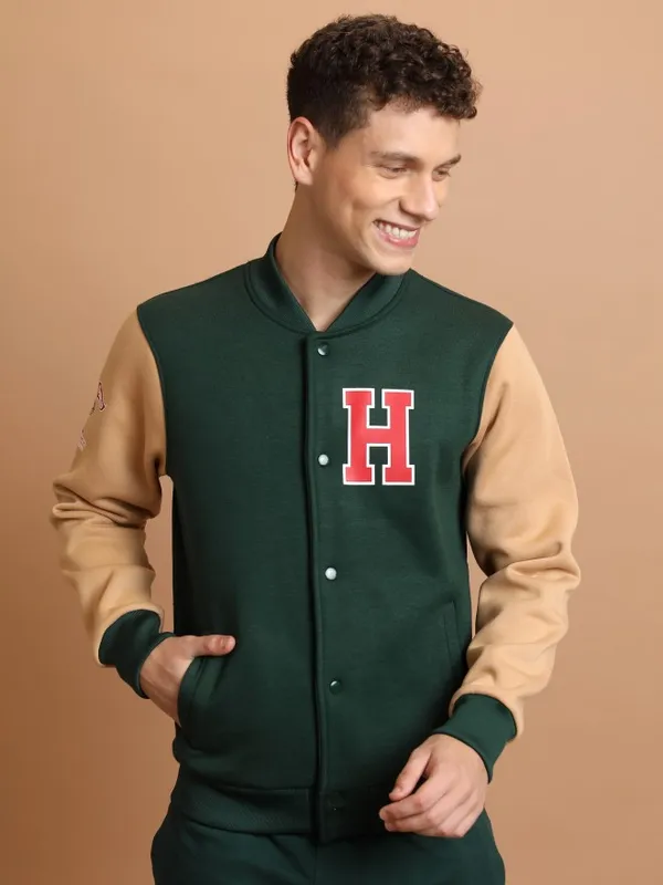 Printed Bomber Jacket