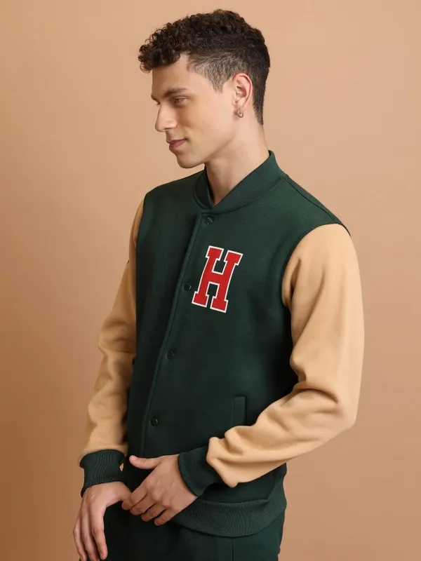 Printed Bomber Jacket