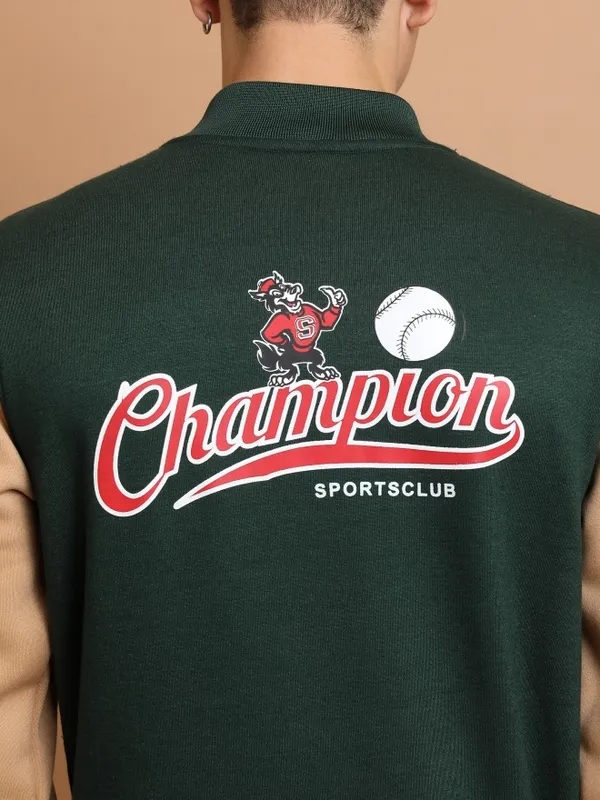 Printed Bomber Jacket