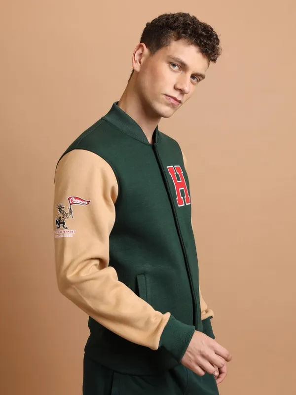 Printed Bomber Jacket