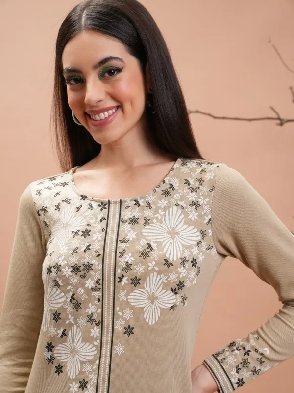 Printed Straight Kurta