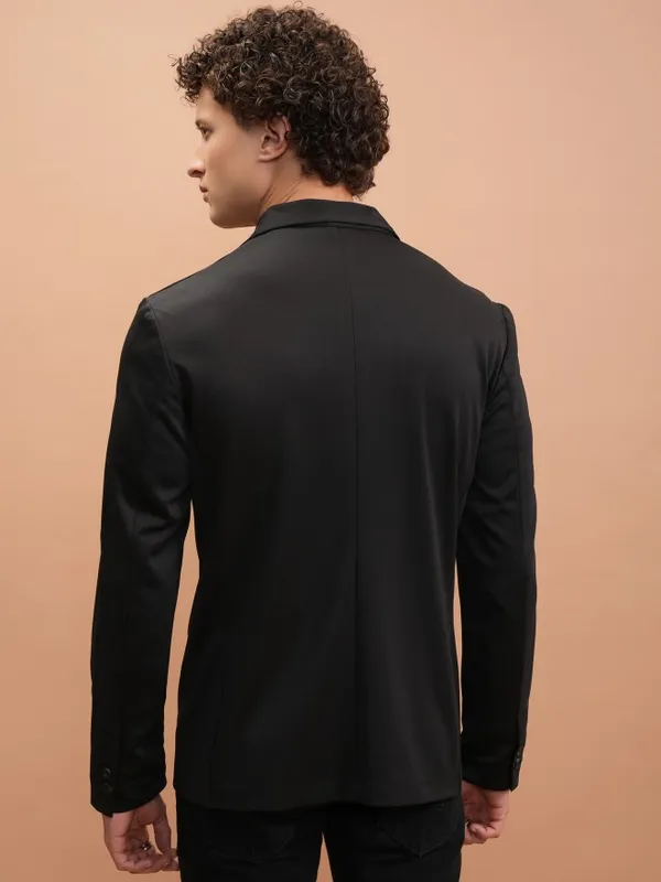 Solid Regular Fit Blazer
