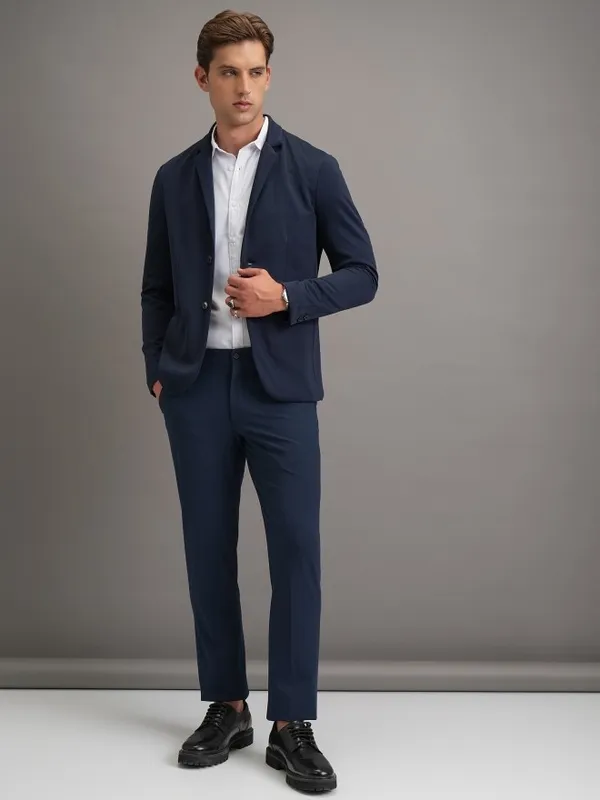 Solid Regular Fit Blazer