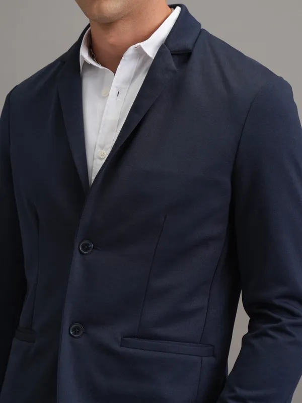 Solid Regular Fit Blazer