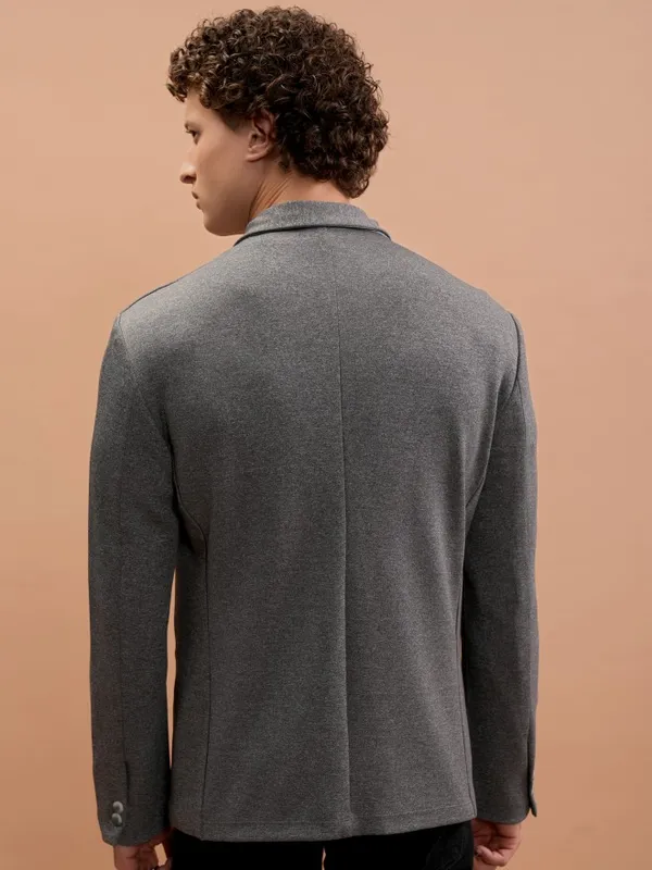 Solid Regular Fit Blazer