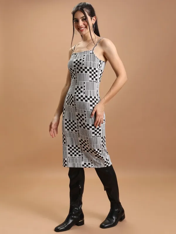 Printed Bodycon Dress