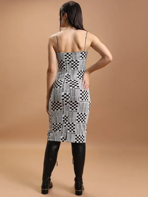 Printed Bodycon Dress