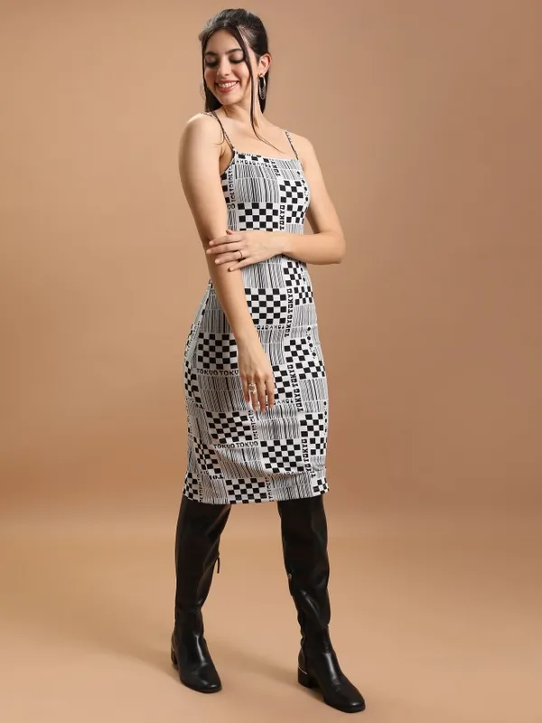 Printed Bodycon Dress