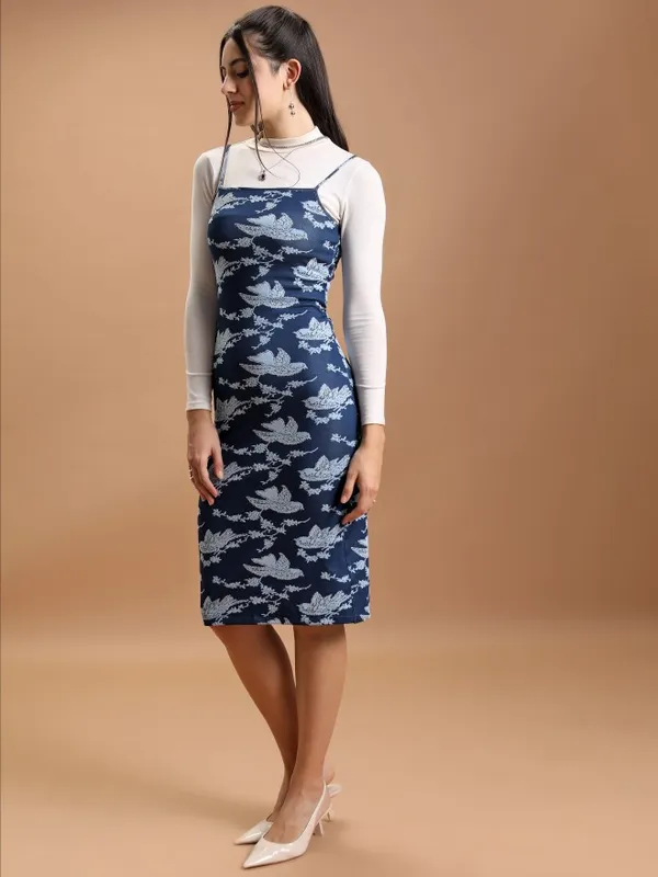 Printed Bodycon Dress