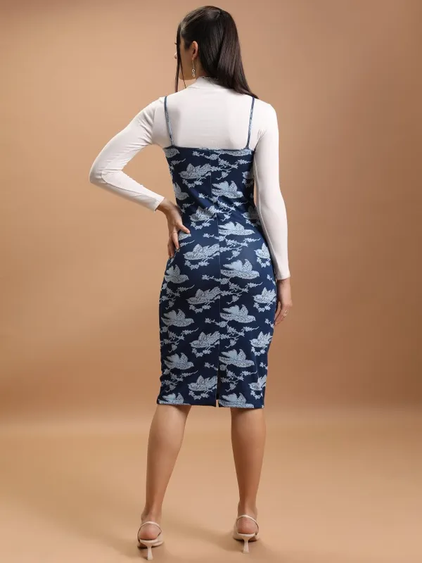 Printed Bodycon Dress