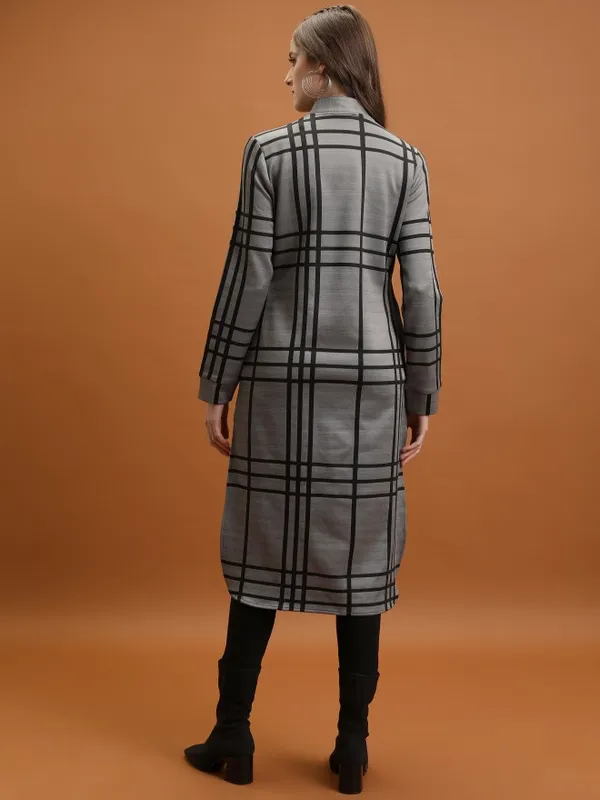 Women Checked Jacket